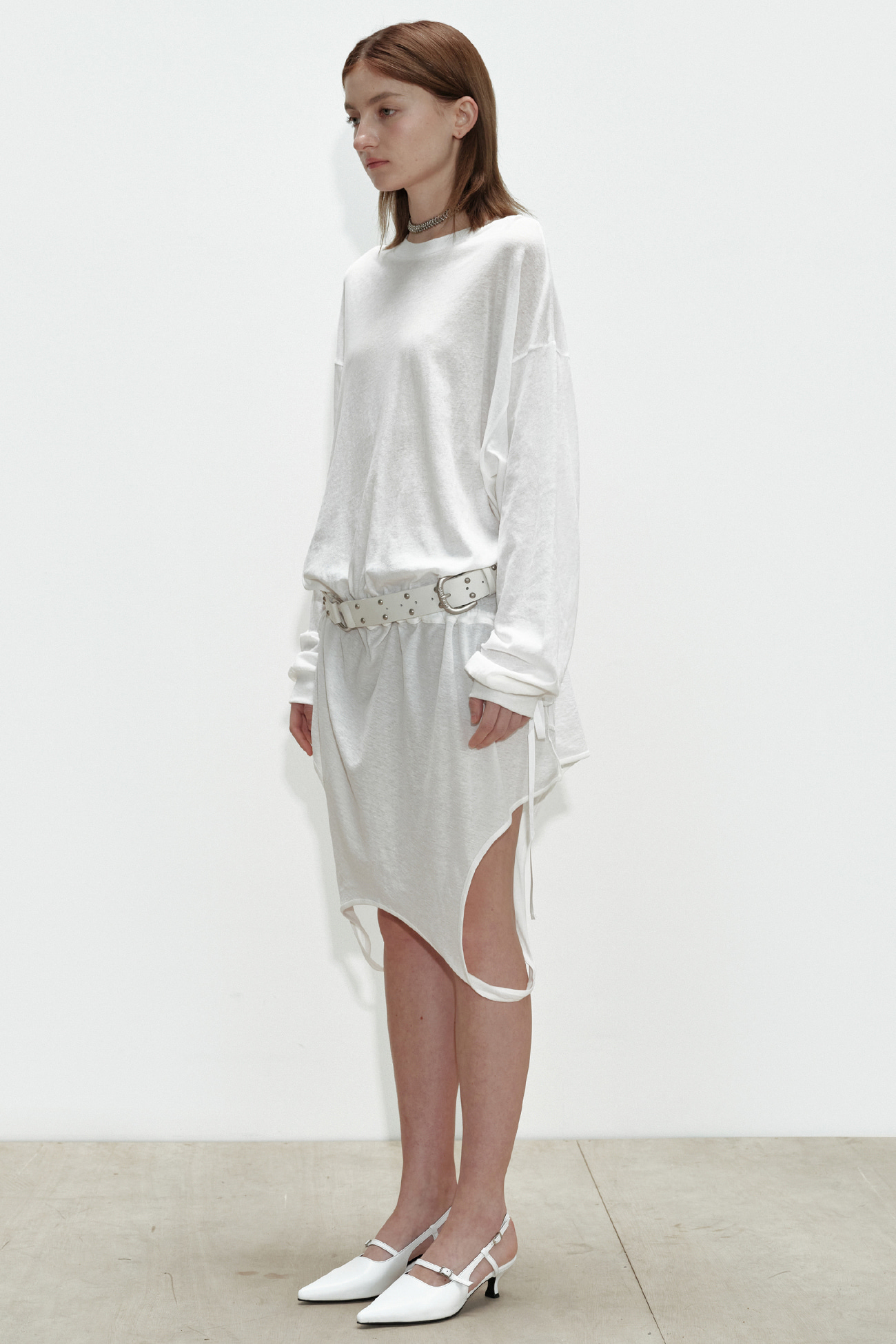 DOUBLE LAYERED TOP / IVORY, 세릭