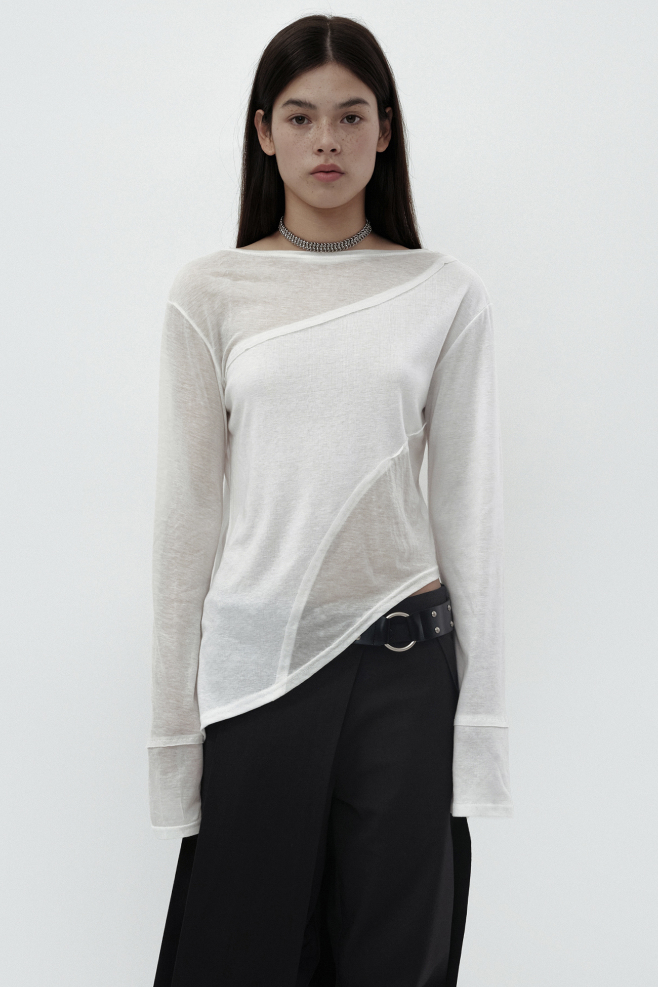 WAVE MIXED TOP / WHITE, 세릭